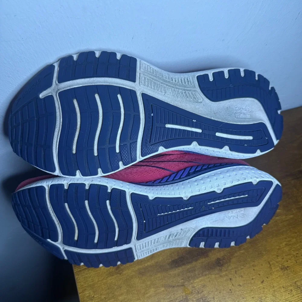 Brooks Glycerin GTS 19 Running Shoes Women Size 9.5 Pink Purple 1203441B669